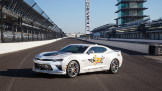 White chevrolet camaro race track - a tall building free wallpaper
