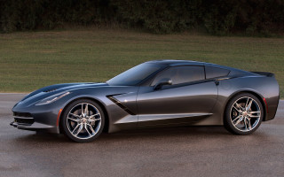 Silver sports car road field 4 - matte finish free wallpaper