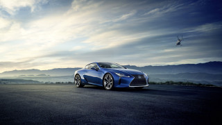 Blue car mountains bird sky - overhead in the sky free wallpaper