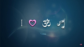 Music notes heart i love - analytical art free wallpaper