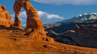 Desert rock formation mountain blue - betye saar free wallpaper