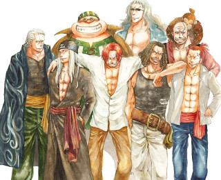 Group people white background pirate - eiichiro oda free wallpaper