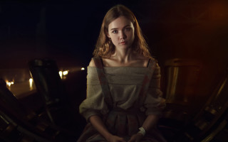 Dark room candlelit portrait elinor - elinor proby adams free wallpaper