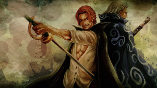 Men swords cape painting artwork - a shield free wallpaper