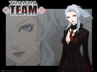 Woman black suit white hair - a black suit free wallpaper