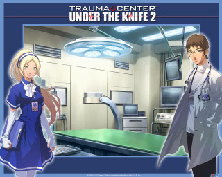Cartoon doctor nurse hospital room - promotional image free wallpaper