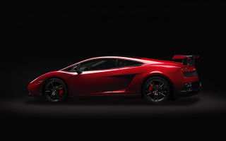 Red sports car dark room 27 - a dark room free wallpaper for desktop