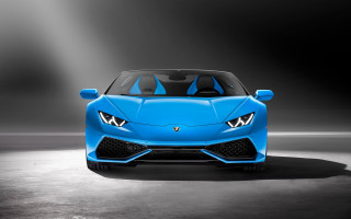 Blue sports car spotlight hood 2 - a spotlight free wallpaper