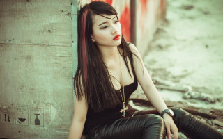 Gothic fashion portrait longhair wall - gothic free wallpaper for desktop