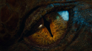 Dragon eye blue background black - weta digital free wallpaper