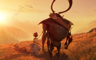 Man woman walking hill giant - cliff childs free wallpaper