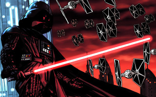 Darth vader star wars red - laurie greasley free wallpaper