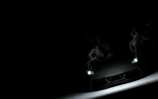 Car smoke headlights dark unreal - the dark free wallpaper