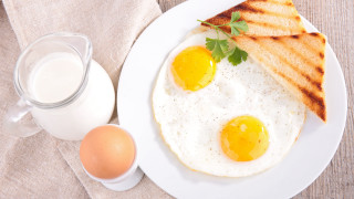Eggs toast milk tablecloth napkin - a tablecloth free wallpaper
