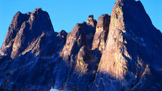 Mountain rock formation blue sky 6 - art free wallpaper for desktop