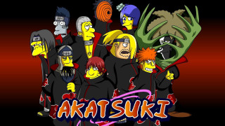 Cartoon characters group black background 6 - a group of cartoon characters free wallpaper