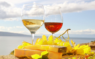 Wine cheese rock ocean mountains - bela čikoš sesija free wallpaper