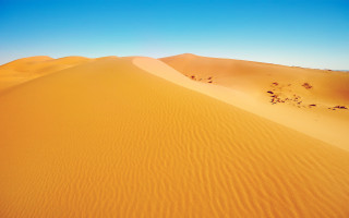 Large sand dune blue sky 6 - a large sand dune free wallpaper