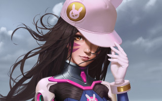 Pink hat uniform cellphone animal - artstation hq free wallpaper