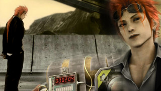 Redhair sunglasses clock jacket orange - her chest free wallpaper