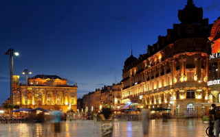 Cityscape night clocktower paris tokyo - paris school free wallpaper
