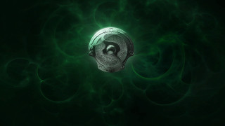 Green black circular symbolism ambientocclusion - bedwyr williams free wallpaper