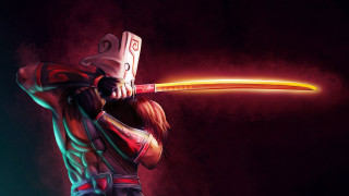 Glowing sword male armor lightsaber - his hand free wallpaper