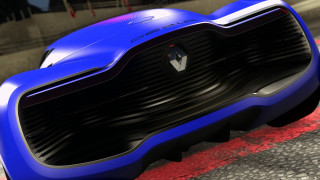 Futuristic car red light realistic - this image free wallpaper