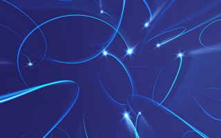 Blue stars abstract hologram diffraction - dynamic free wallpaper for desktop