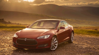 Red car mountains sunset dirt - the mountain free wallpaper