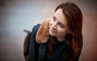 Woman backpack teddy smiling portrait - barbizon school free wallpaper