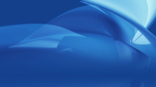 Blue curved design alfred manessier - deconstructivism free wallpaper
