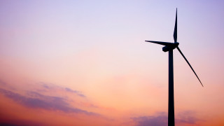 Wind turbine silhouette sunset sky - sky free wallpaper
