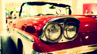 Red car headlight background photorealism - a light free wallpaper