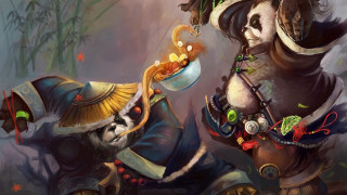 Panda pirate witch fantasy art - league of legends concept art free wallpaper
