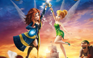Fairy girls flying star man - their hand and a man holding free wallpaper