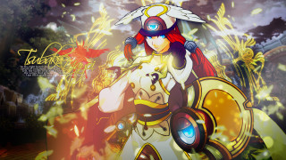Woman costume sword firework ball - epsylon point free wallpaper