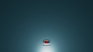Red light dark room blue - a white light free wallpaper