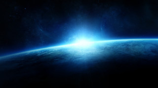 Earth space star light aurora - chris cold free wallpaper
