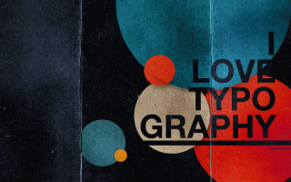 I love typo graphy black - cleve gray free wallpaper
