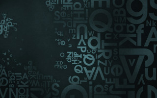 Black white background letters numbers - a cross free wallpaper