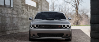 Silver dodge charger brick wall - a.d.m. cooper free wallpaper