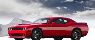 Red car snow mountains clouds - a red car free wallpaper