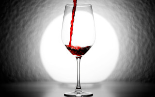 Wine glass red wine white - the glass free wallpaper