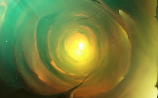 Spiral light star space aurora - bright free wallpaper