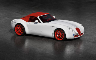 White red sports car cobra - a red top free wallpaper