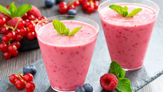 Berry smoothie mint blueberries berries - dom qwek free wallpaper