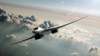Jet clouds sunset plane horizon - the cloud above free wallpaper