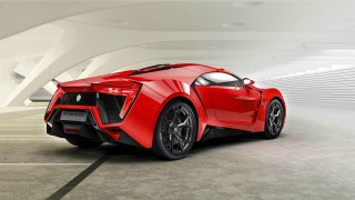 Red sports car parking lot 80 - a white wall behind free wallpaper