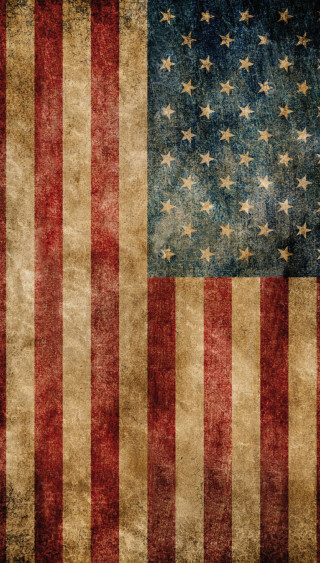 Grungy american flag faded background 3 - a faded edge free wallpaper